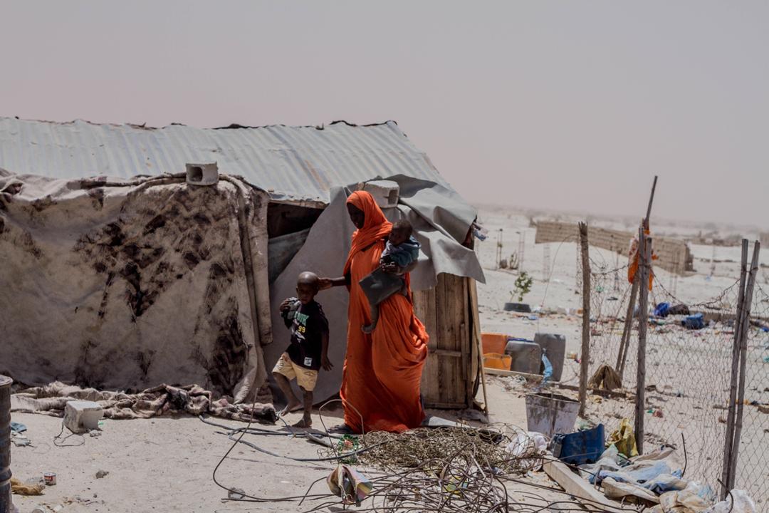 Riyad, quartier périphérique de Nouakchott, 17/04/2020/ Crédit photo : Lamine Sy
