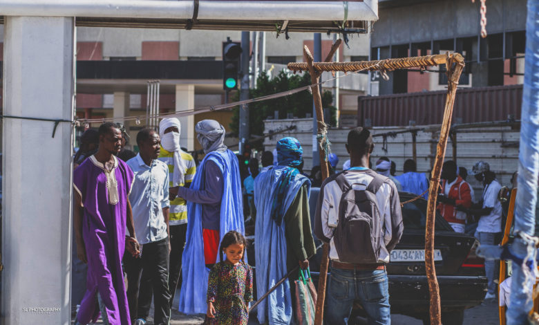 Centre ville de Nouakchott, 03/04/2020 Crédit photo: Lamine Sy