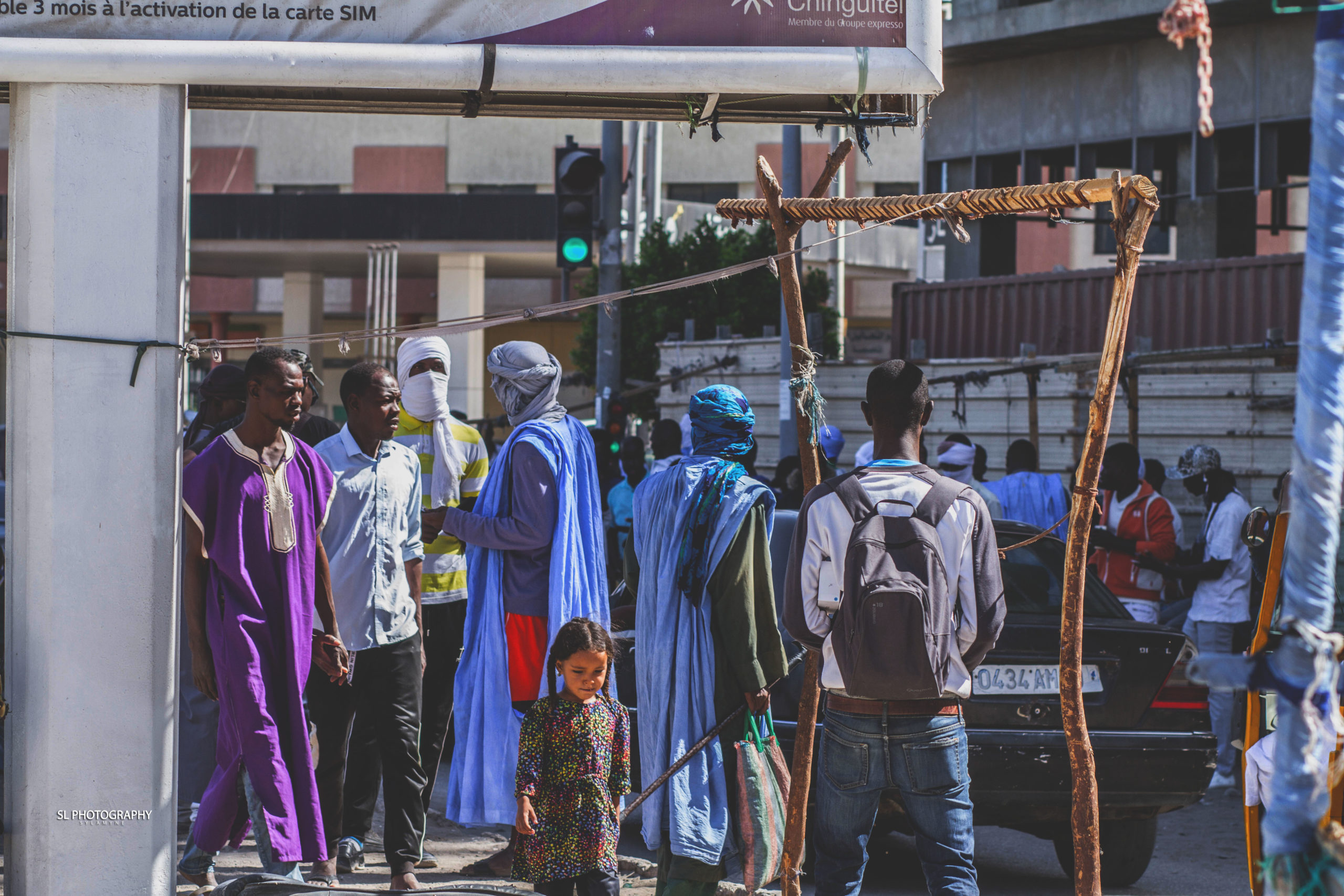Centre ville de Nouakchott, 03/04/2020 Crédit photo: Lamine Sy