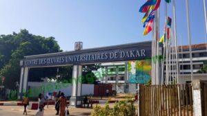 Entrée principale de l'Université Cheikh Anta Diop de Dakar