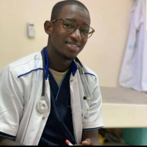 Oumar Ba, étudiant en 6eme année de médecine, Secrétaire Général de l'AEMD